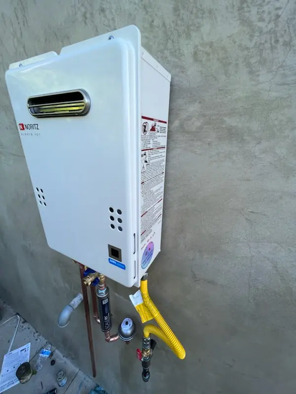 Tankless water heater installation for Chewalla Park homes